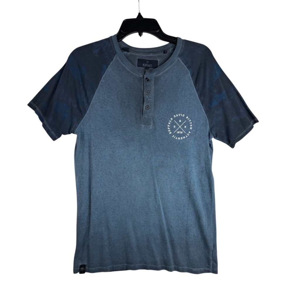 Vintage Buffalo David Bitton T-shirt‎ Size Small Men's Blue